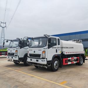 China Sinotruk HOWO Tanker Water Truck 4X2 10cbm Water Sprinkler Truck on sale