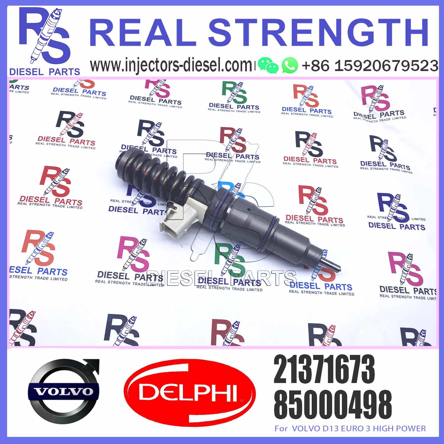 New Diesel Fuel Injector 20500620 BEBE4C03101 for V-O-L-V EC330 EC360B EC460 D12D 85003263 7420430583 20430583 8113941 208
