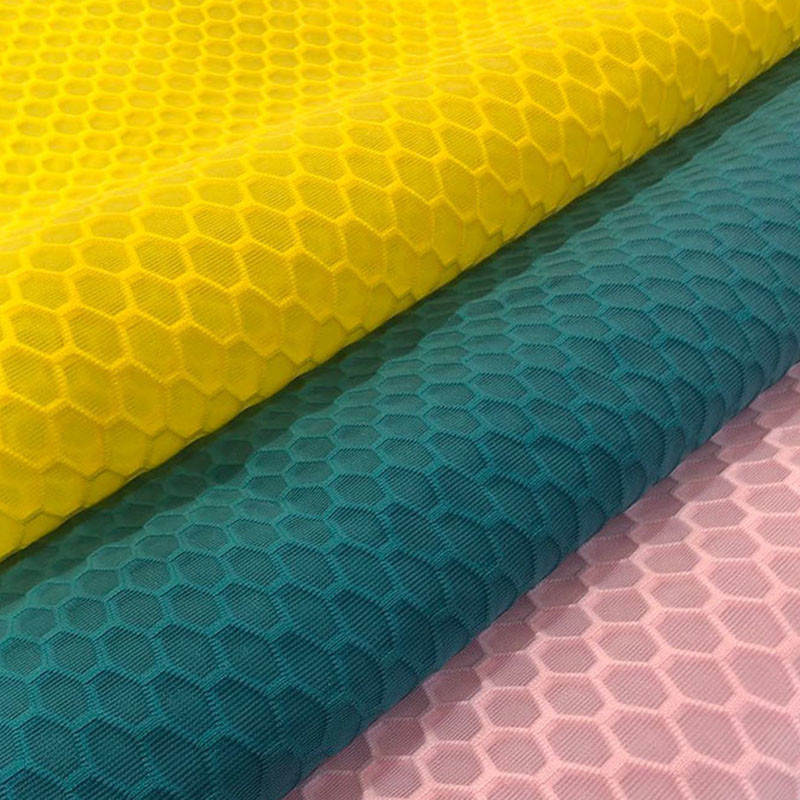 100% Polyester Mesh Fabric Knitted Airmesh Breathable Spacer Mesh Fine Black Mesh Fabric