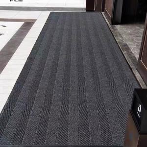 China Black PPT PET Commercial Entrance Mats 180x1800cm Floor Mats That Hold Water on sale