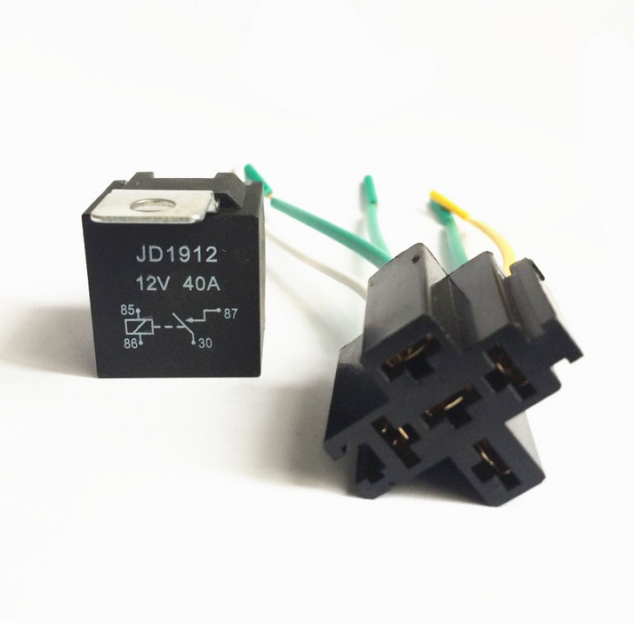 JD2912 24V 40A 5 pins mini vehicle electric automotive car auto relay with bracket