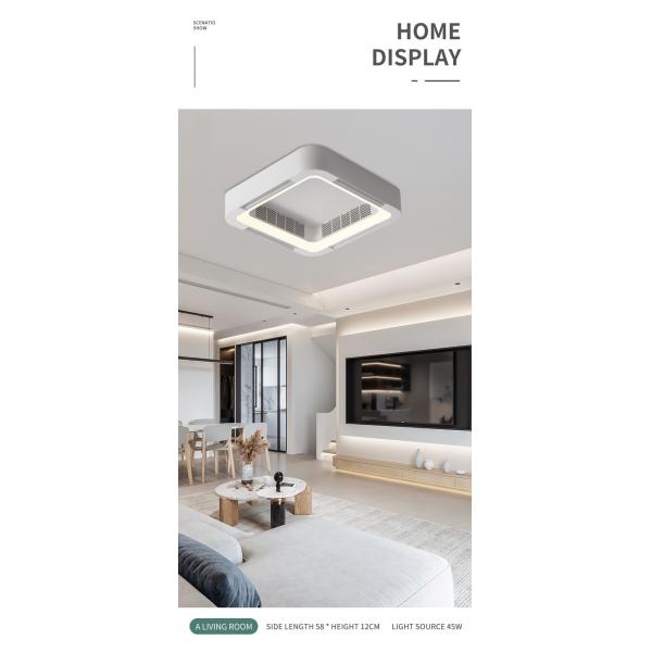 No leaf ceiling fan lamp household bedroom living room invisible air conditioner electric fan ceiling fan lamp