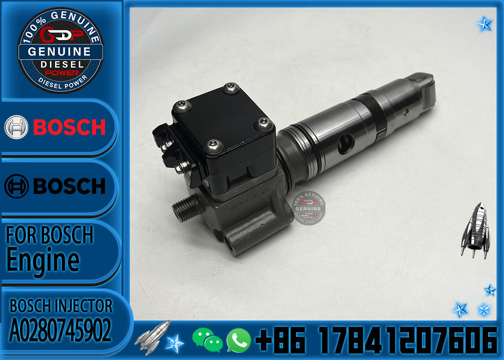 Fuel injector 0414799018 0986445102 0280745902 0414799030 A0280745902 Compatible with Common Rail Fuel Injector