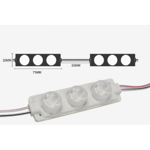7520 2835 1.5W Injection Molding Outdoor LED Module With 12V Input Volt Waterproof
