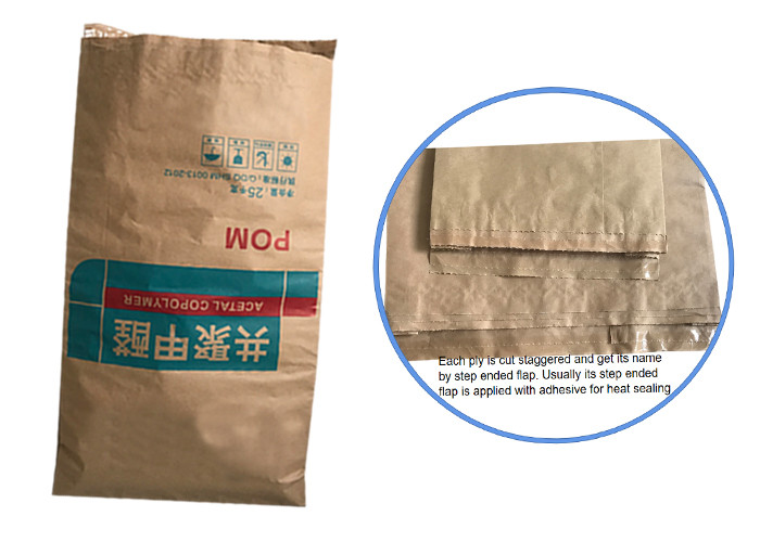 Food Grade Heat Sealed Paper Bags Wildlife Feed Packaging Moisture Proof 25kg