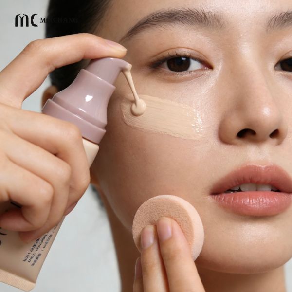 Eco-friendly Customizable Airless Cosmetic Tube with Pump for Foundation Primer Sunscreen & Lip Balm(MC-706)