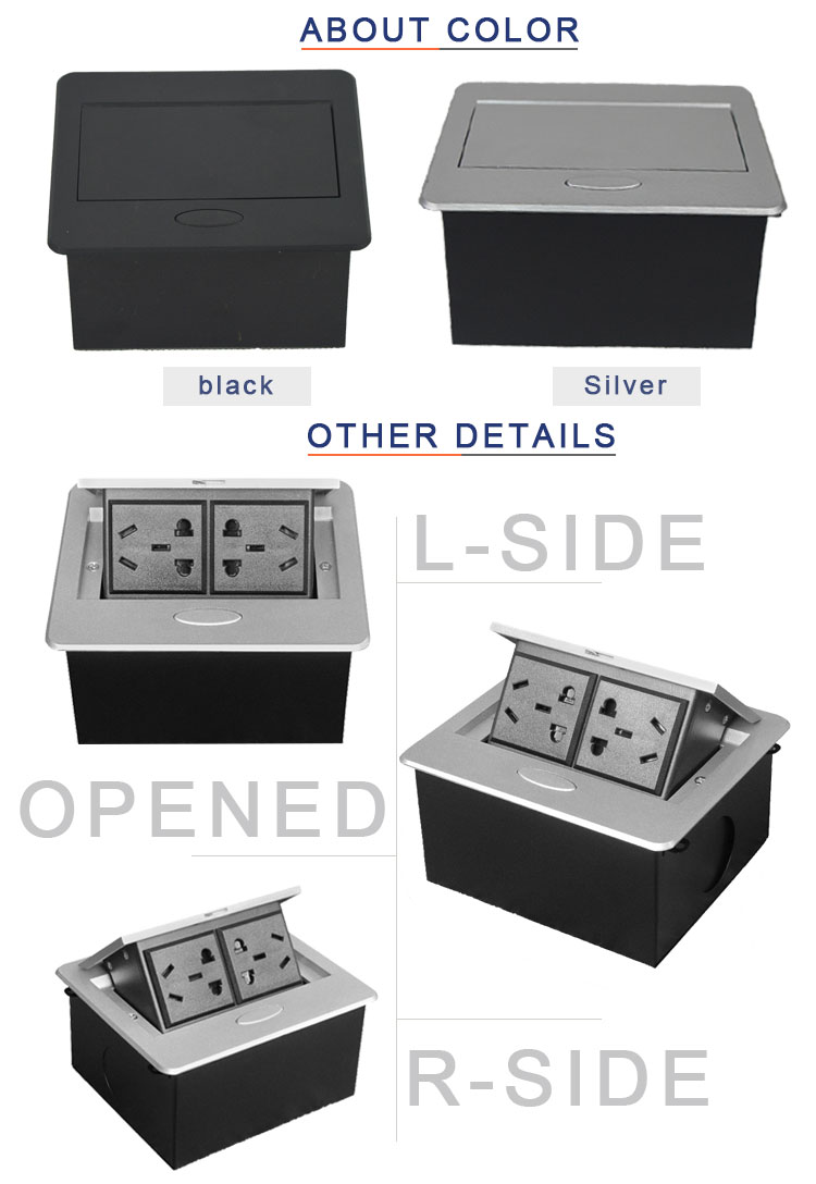 BNT brand hidden type pop up desktop socket kitchen