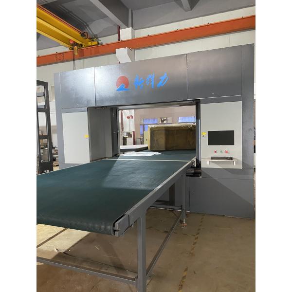 CAD Software Sofa Sponge 10Kw Steel CNC Foam Cutting Machine