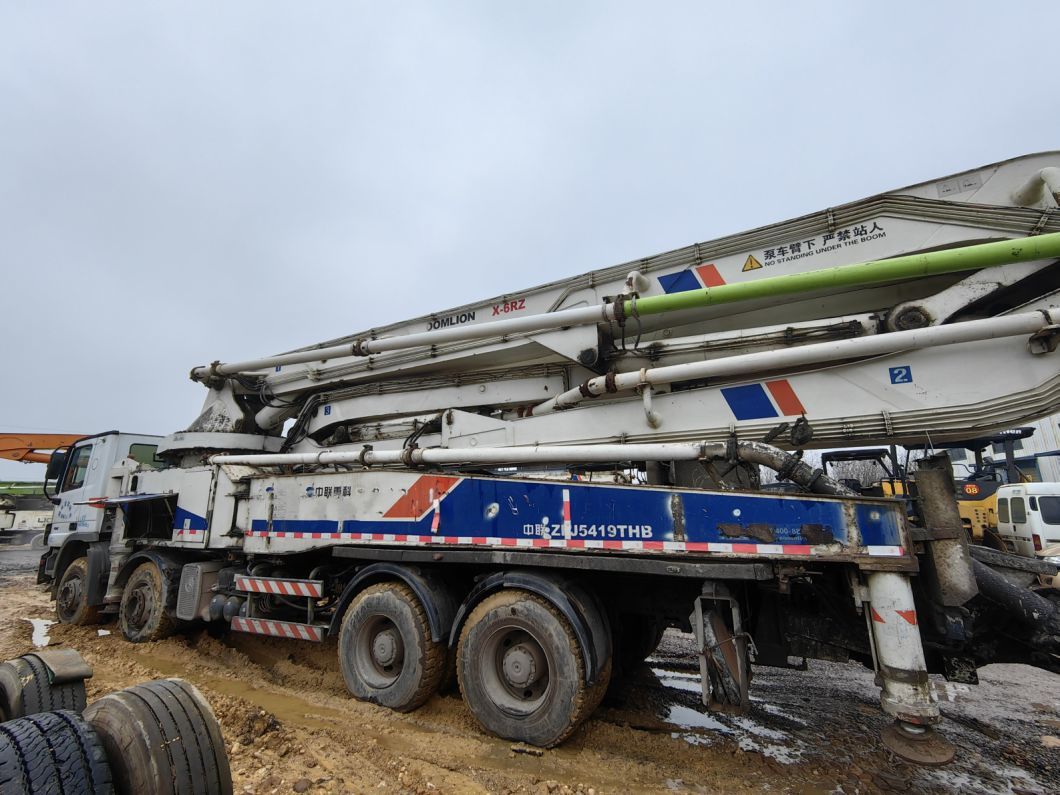 Zoomlion Putzmeister Used Concrete Boom Pump 49m in Stock