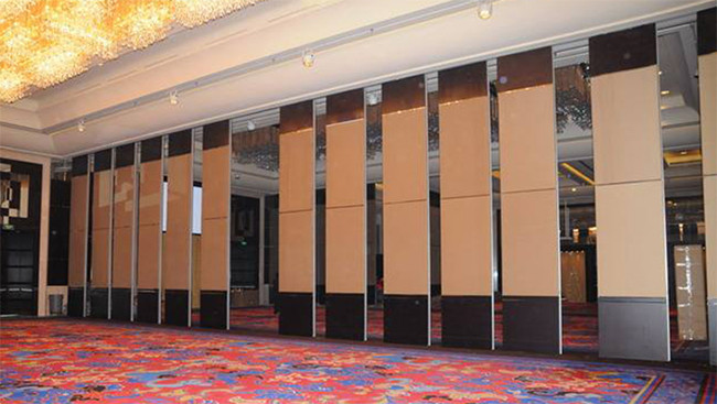 Movable Office Acoustic Folding Partition Walls 55db Sound Insulation