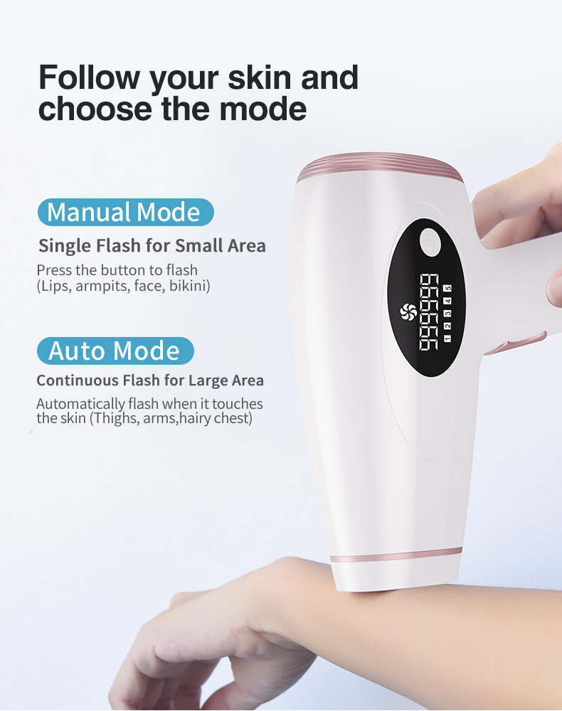 Hot selling 999999 flashes IPL Hair Removal Epilator with LED screen Permanent Hair Removal instrument For Home use