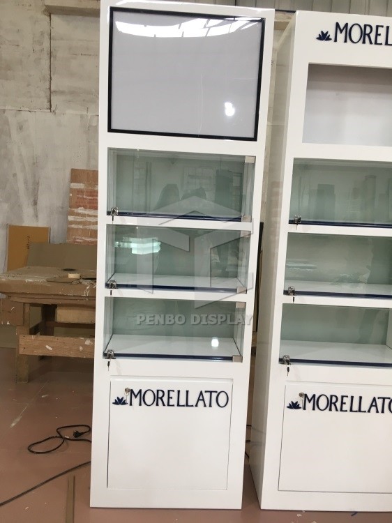 400*400*2400mm Luxury Jewellery Display Stands For Shops High End ODM