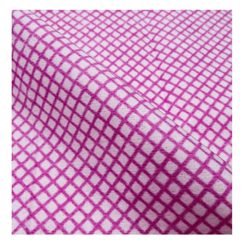 Wood Pulp Pet Spunlace Cleaning Wipes Dish Cloths 70gsm Durable
