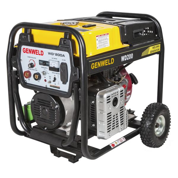 Small Size Portable Welder And Generator WD200A Diesel MMA Welding Machine