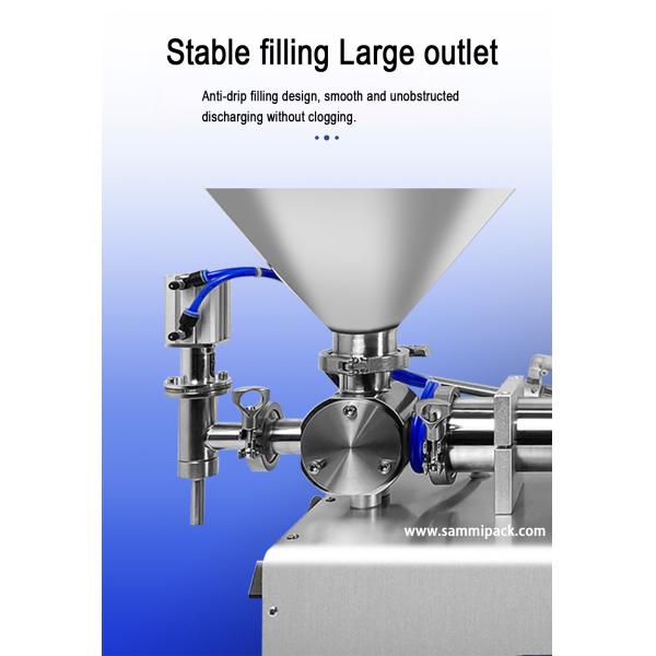 Semi Automatic Double Heads Paste Piston Filler Water Bottle Pneumatic Filling Machine for Liquid/Sachet/Oil/Cream Lotion