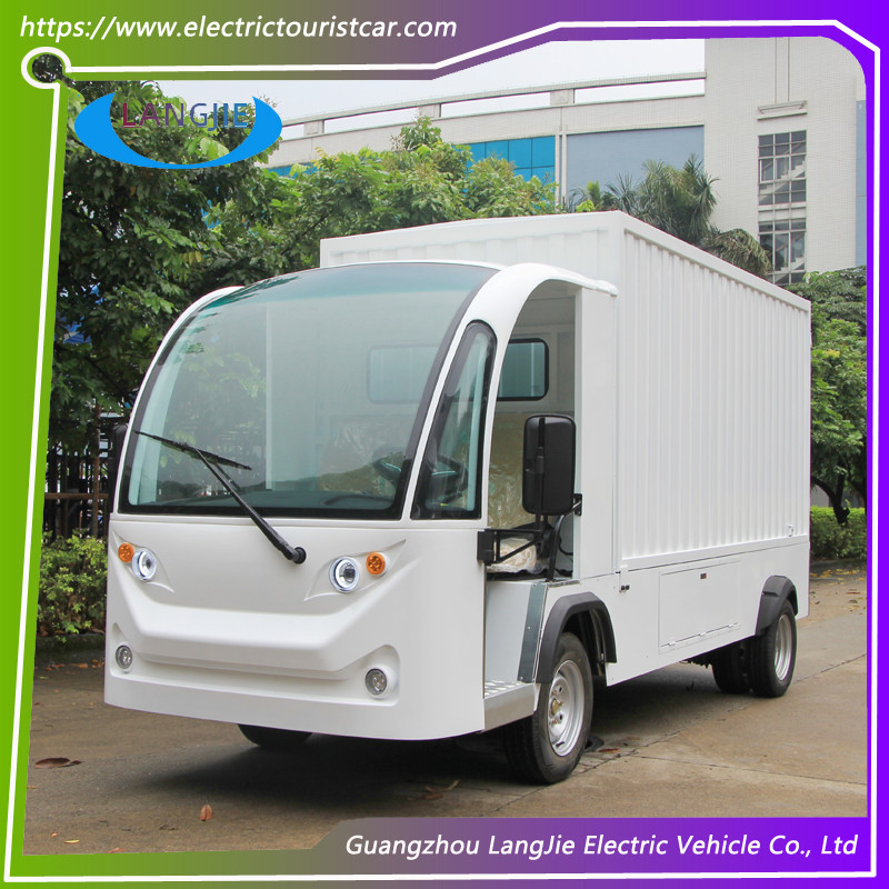 2 Seater 1200KG Small Electric Luggage Cart AC Motor 72V Electric Cargo Car For Airport