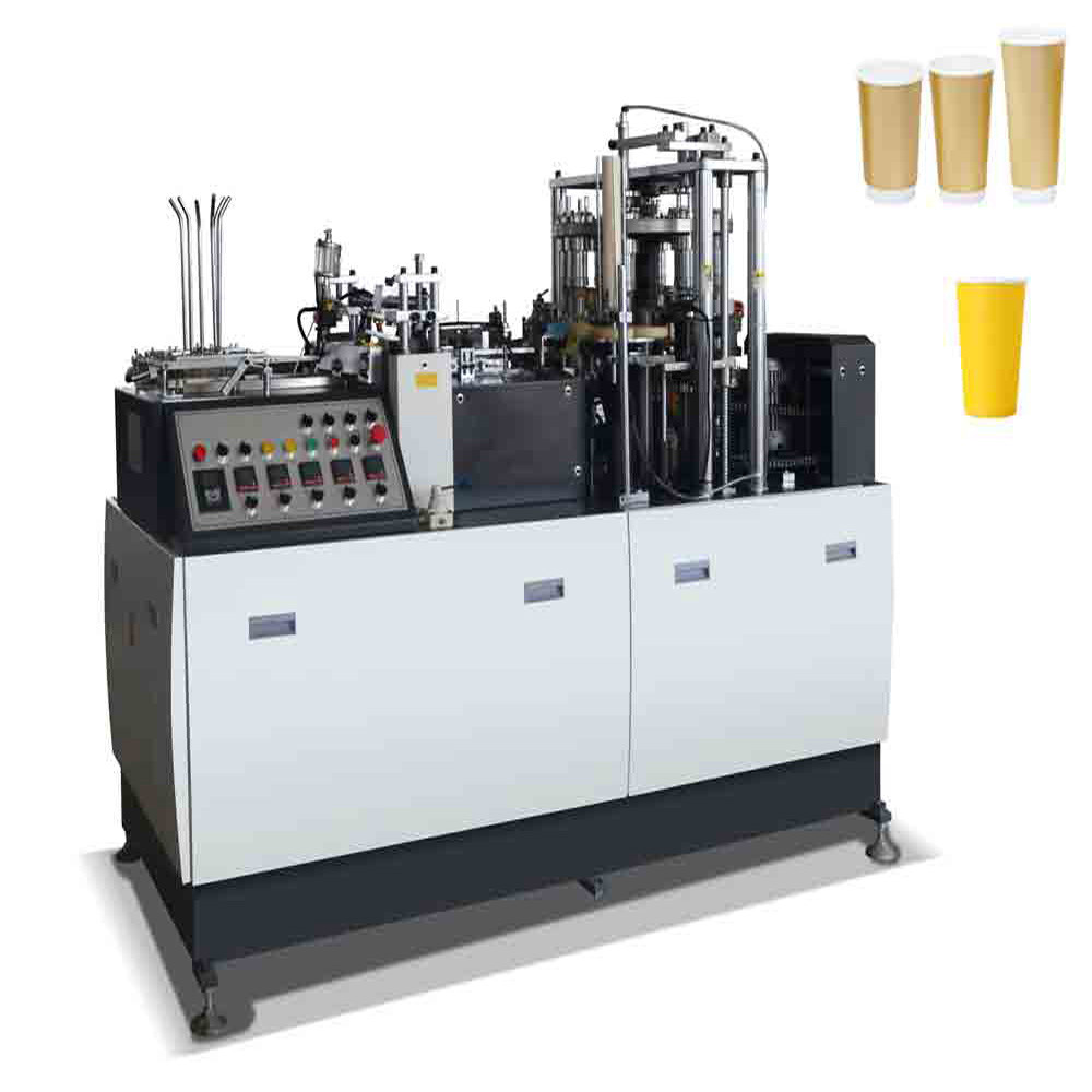 6KW Paper Cup Making Machines 40ml-16 Oz High Speed Tea Paper Cup Machine