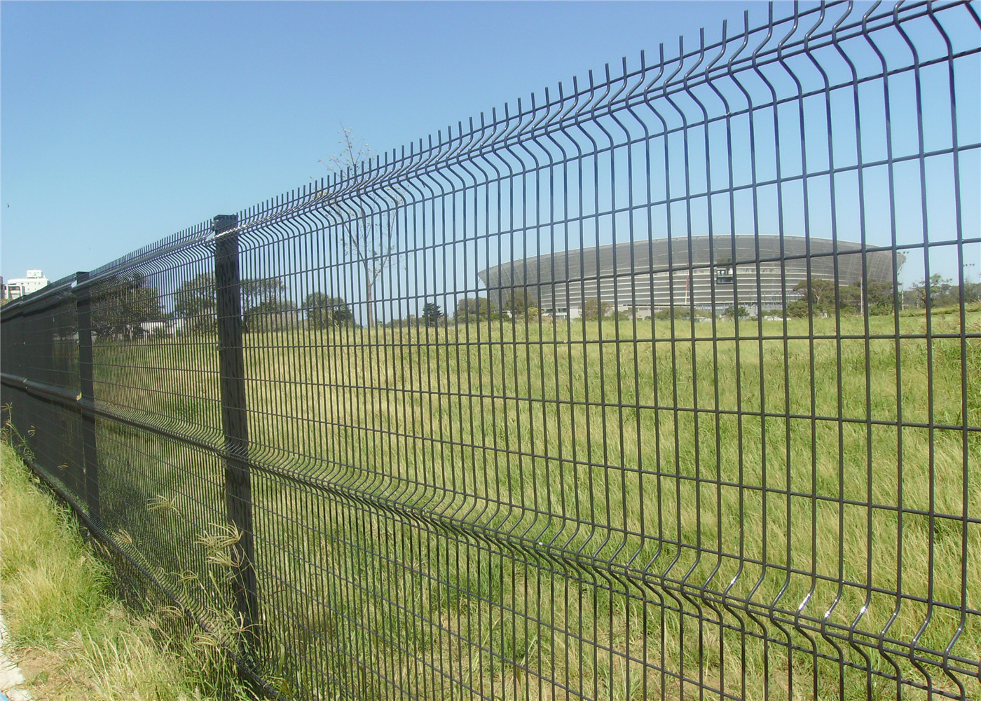 Welded WIRE Mesh Fence/double wire mesh fence/pvc coated welded wire mesh fence