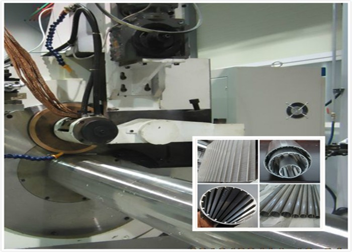 Sand Control Cylindrical Stainless Steel Wire Screen Welding Machine 6 RPM - 30 RPM