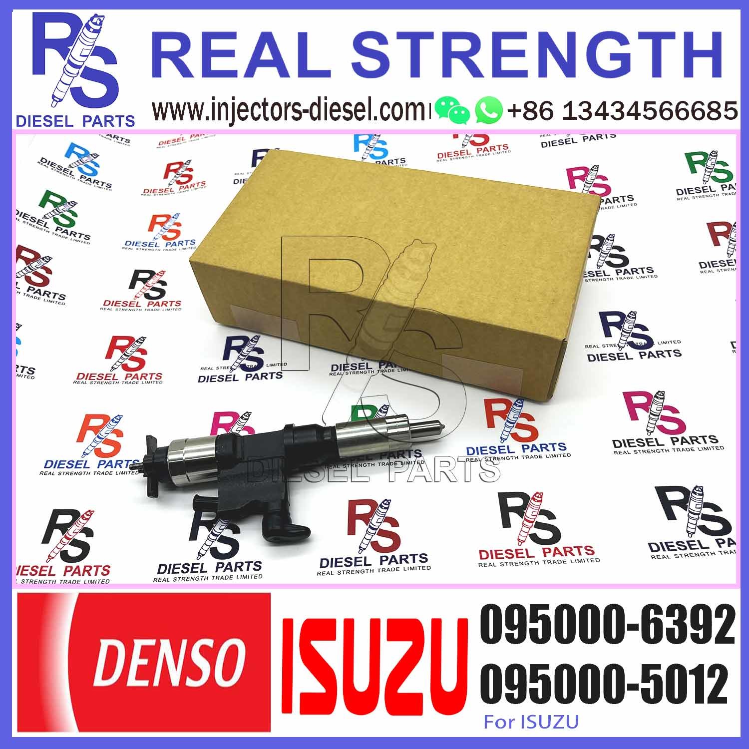 Common Rail Injector 095000-6391 97609791 095000-6392 for 4HK1 6HK1 Diesel Nozzle Assembly