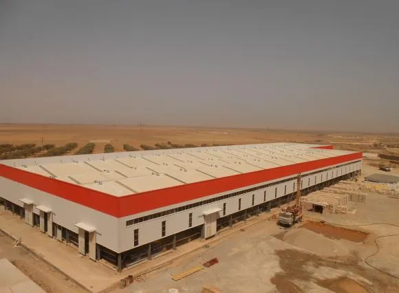 Pre-Engineered Steel Structure Building with 50 Years Life Span, Fireproof Design, and Hot Rolled H Steel Construction
