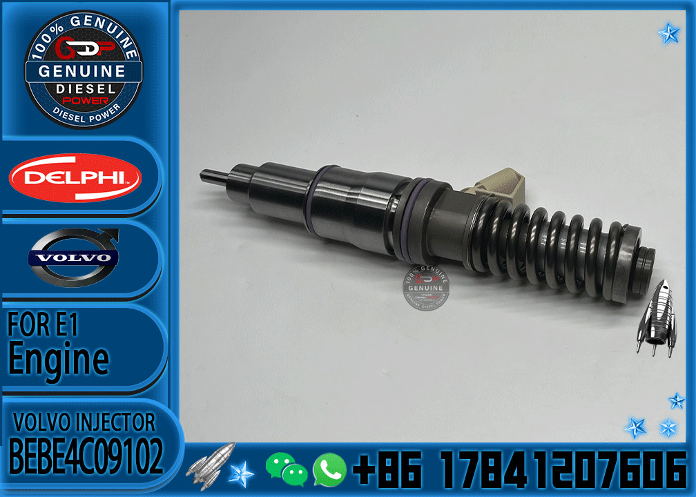 Diesel Fuel Injector 33800-84410 BEBE4C17001 BEBE4C05001 BEBE4C05002 BEBE4C09101 BEBE4C09102 BEBE4C12101 For E1 VOL