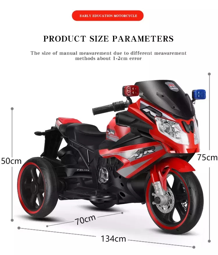 2022 Electric Tricycle 12v Electric Motorcycle Children's Toy Car Cycling Bike for Kids
