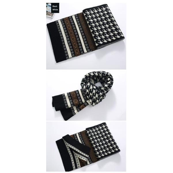 Various HoudstoothDesigns Causal Polyester Knitted Neck Wear For Men