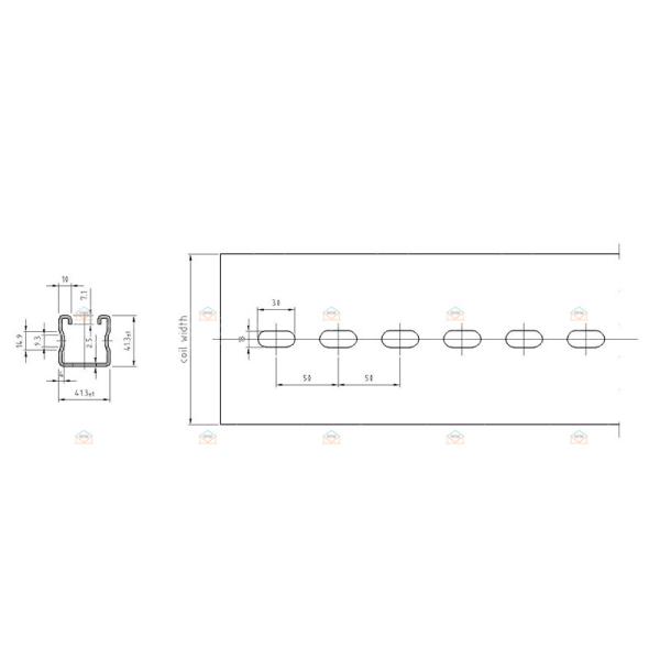 Solar Photovoltaic Manufacturing 1.2mm Metal Roll Former 20m/Min