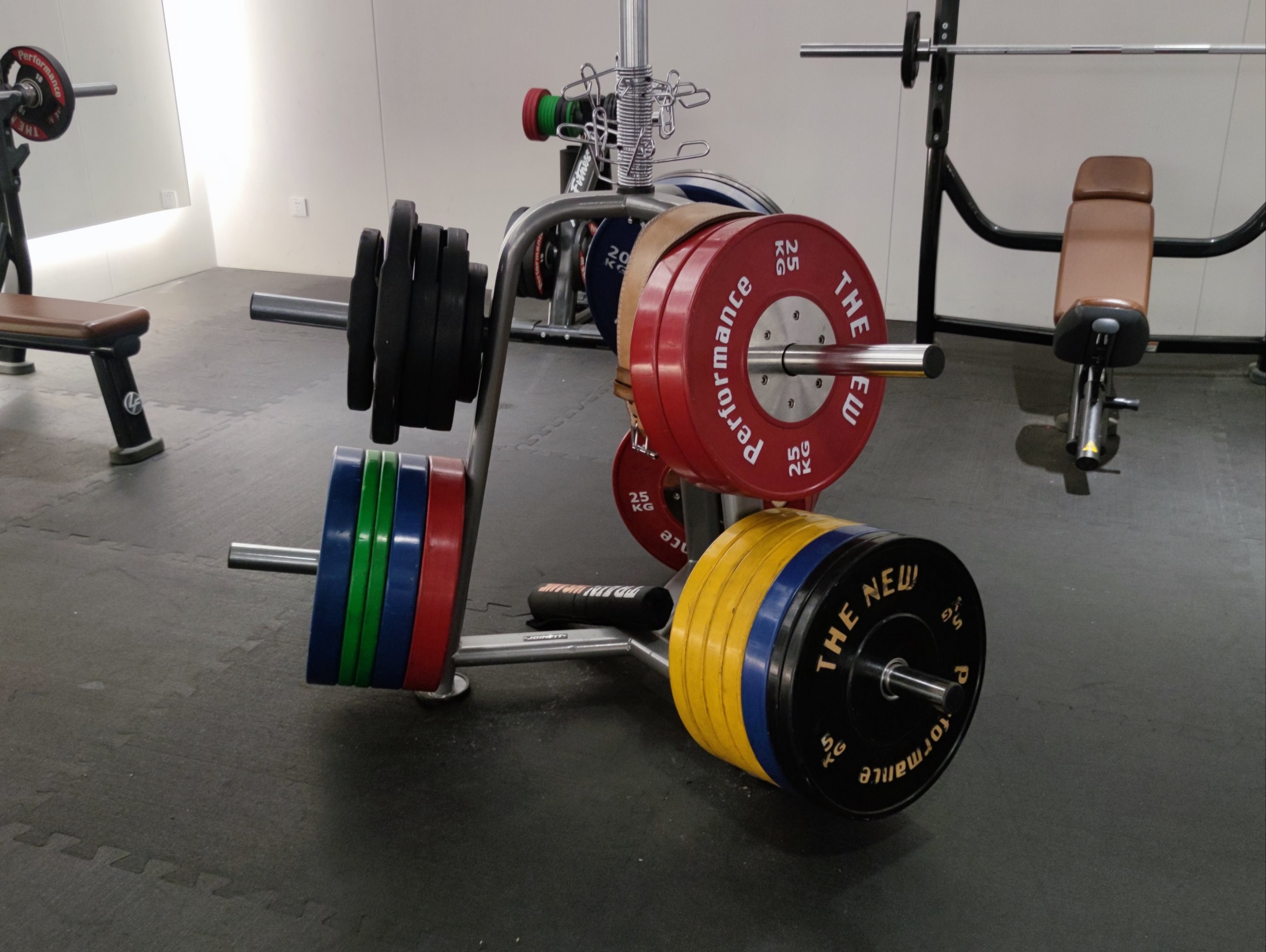 51mm Rubber Dumbbell Plates 15kg Fitness Gear Weight Plates Black