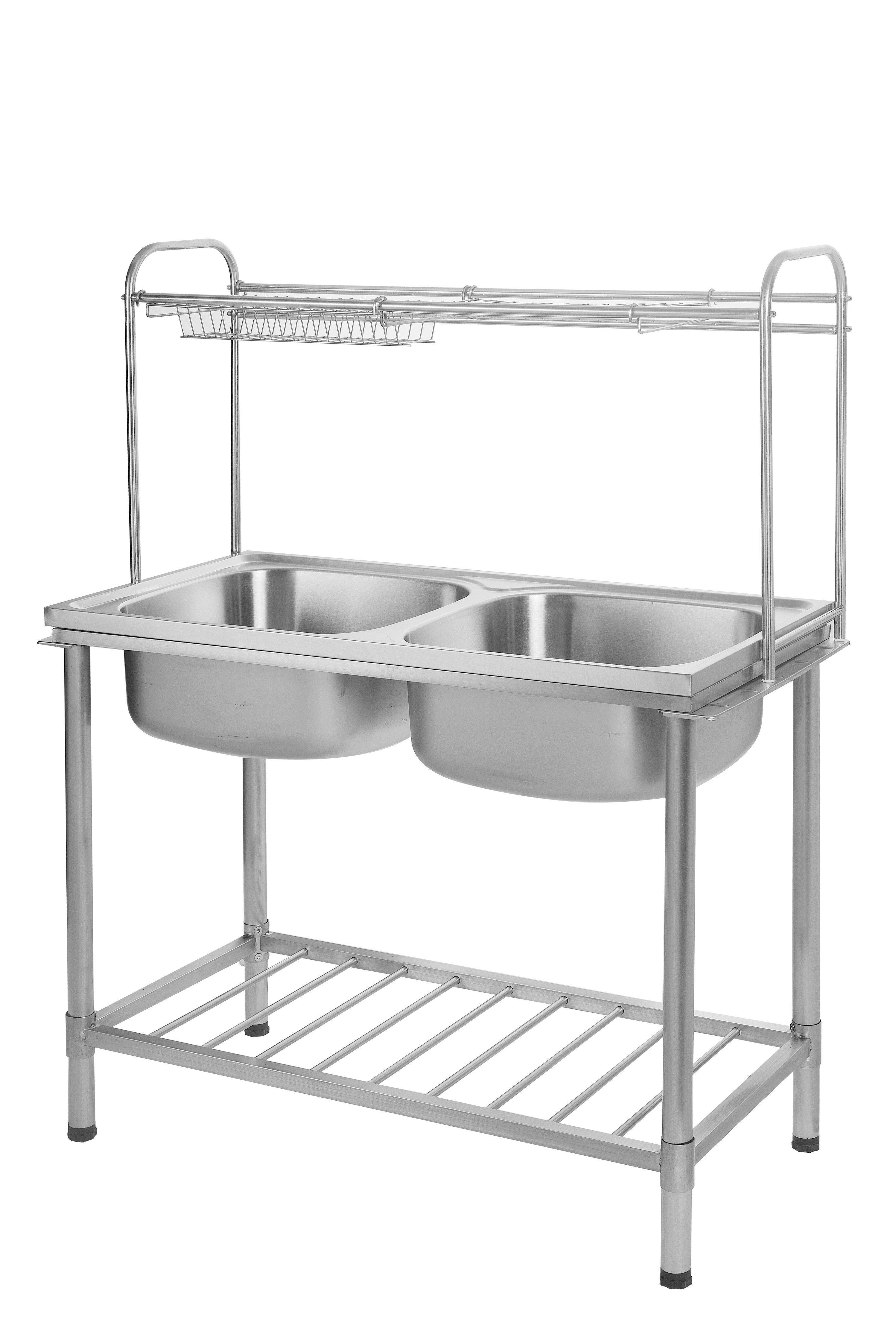 Top Mount Stainless Steel Sink Stand With 1 Bowl And Rust Resistant