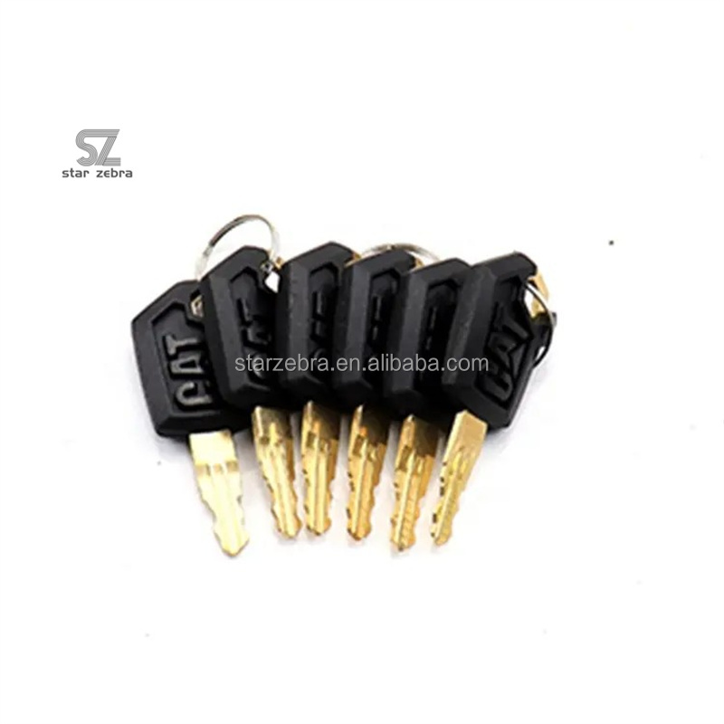 After online support CAT336 349D 329 320B 313D2 ignition start door opening key accessories Excavator Ignition Keys