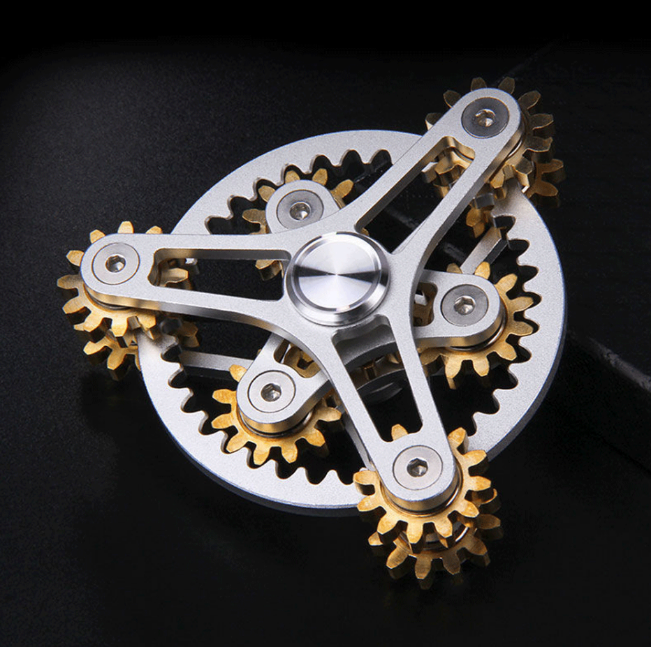 Star Wheel Finger Gyroscope Pure Copper Gear Ferris Wheel Toy Pressure Relief Function