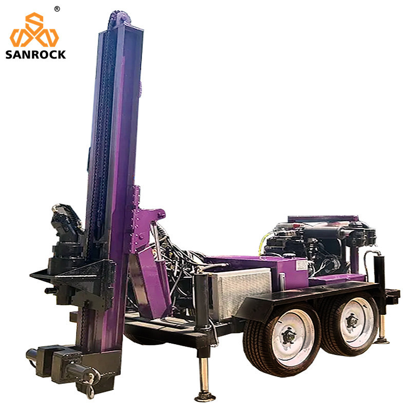 Mobile Water Drilling Equipment Full Hydraulic Well Drilling Rig Water Well Drilling Rig Machine