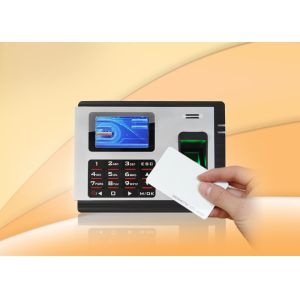 Embedded fingerprint time attendance machine Clocking Systems with Check in /