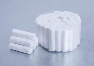 China Disposable absorbent dental cotton roll cotton sponge cotton tip on sale
