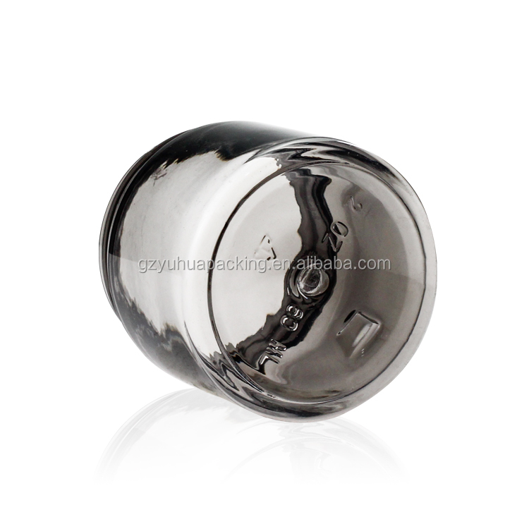 60ml Recycling Plastic PET Gray Empty Packaging Cosmetic and Food Jar