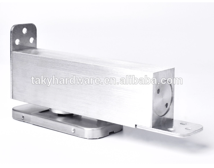 Aluminum Hotel Door Concealed Hydraulic Door Closer Hinge Hidden Floor Spring TK-H013M