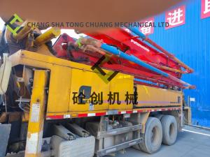 China In 2008 Re Manufactured Used Concrete Pump Truck Putzmeister 38 Meter on sale