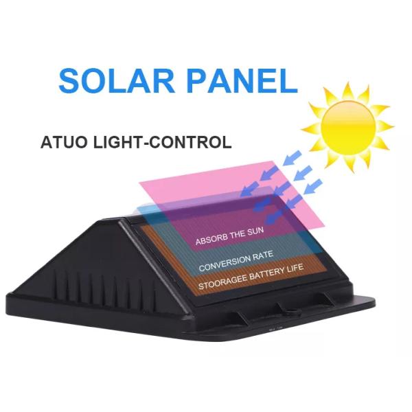 Automatic Work Led Garden Path Lights ABS Material Led Solar Sensor Light