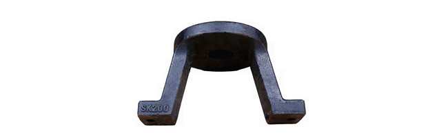 Precision Excavator And Bulldozer Parts Adjuster Track Yoke Smooth Finish