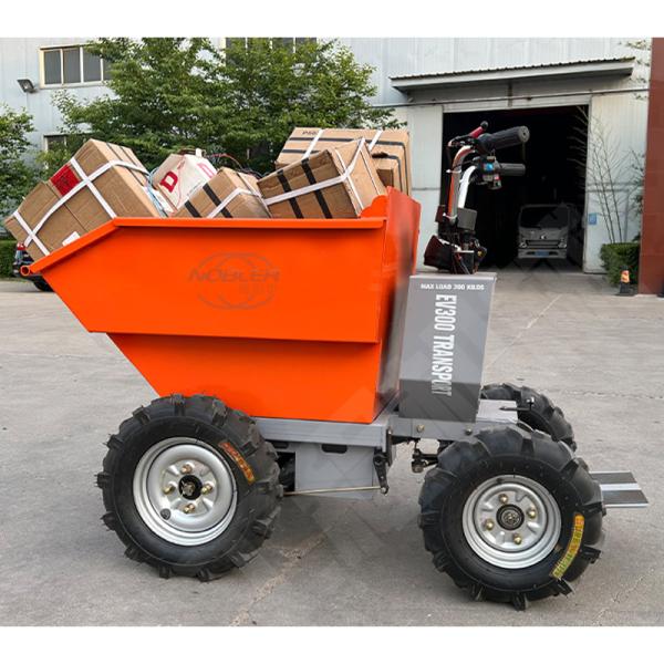Four Speed Adjustable Electric Mini Dump Truck For Logistics