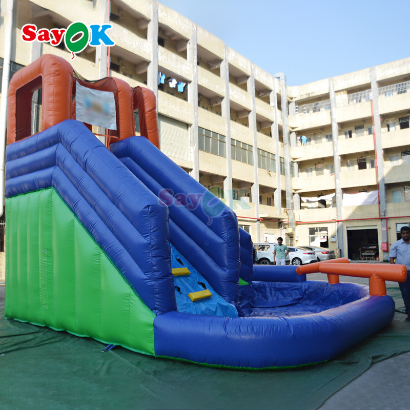 Sayok 20ft Hot Sales Inflatable Water Slide Inflatable Slide With Pool Inflatable Water Slides For Kids