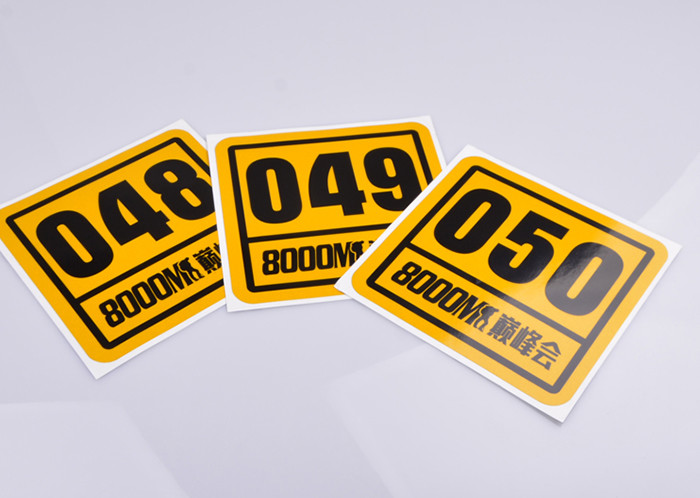 Printing indoor outdoor advertising decal sticker UV resistant PVC material custom