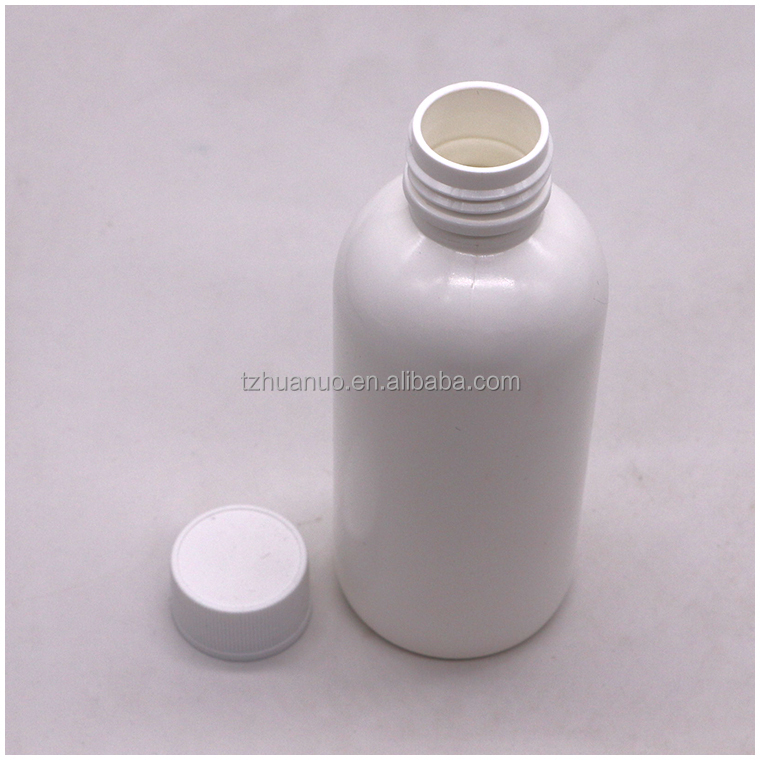 Customized Labels 200ml HDPE Empty Oral Liquid Bottle for Syrup and Mouthwash