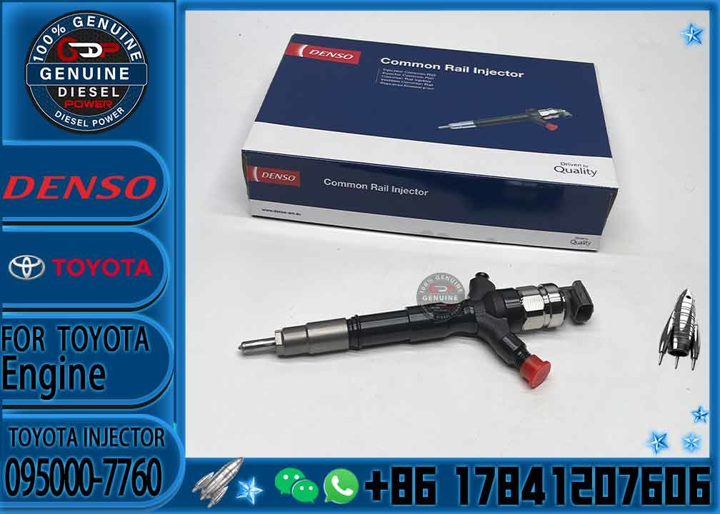 2KD Diesel Fuel Injector 23670-30300 095000-7760 095000-7761 095000-7751 095000-7750 Common Rail Diesel Injector