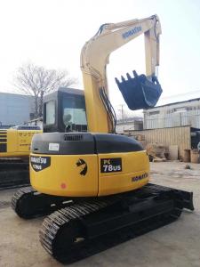 Quality Surplus Backhoe PC78US Used Komatsu Excavator 6660mm Digging depth for sale