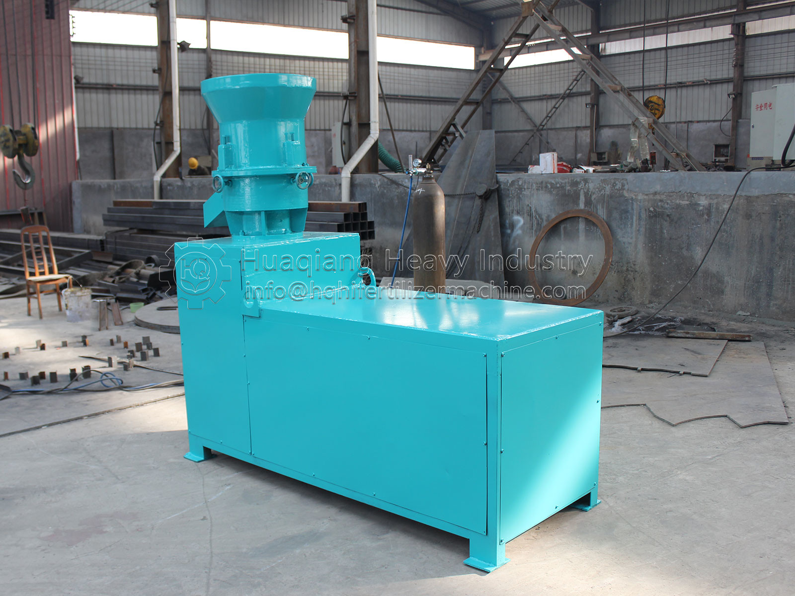 500 Kg/H ø3-10mm Organic Fertilizer Flat Die Pellet Making Machine
