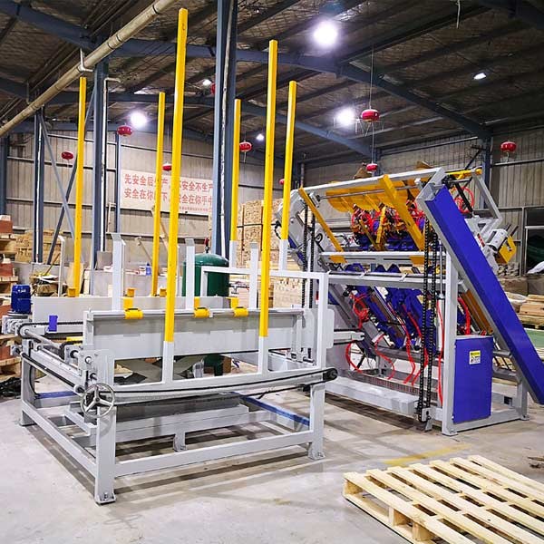 Automatic Single One Man Wood Pallet Nailing Machine