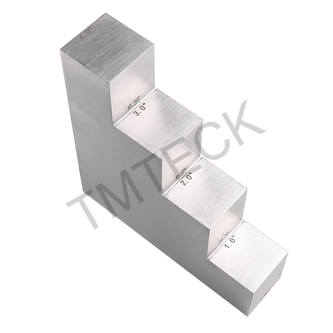 1.0 2.0 3.0 4.0 Inch 4 Step Ultrasonic Calibration Block